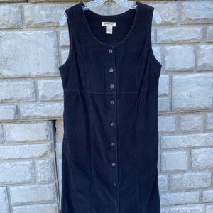 Eddie Bauer Corduroy Vest Dress